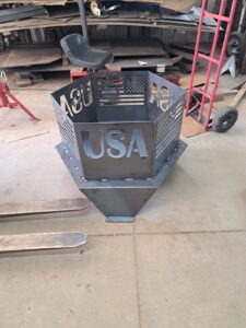 hexagon fire stand
