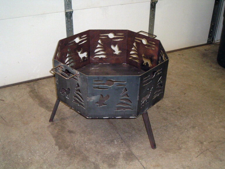 octogon fire pit