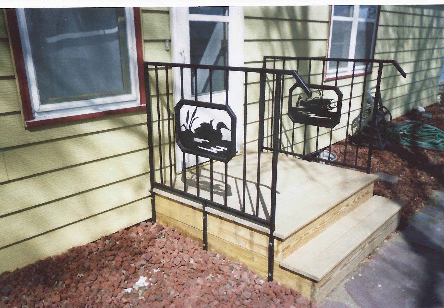 Loon Railing Inserts Railings - Schoenecker Iron