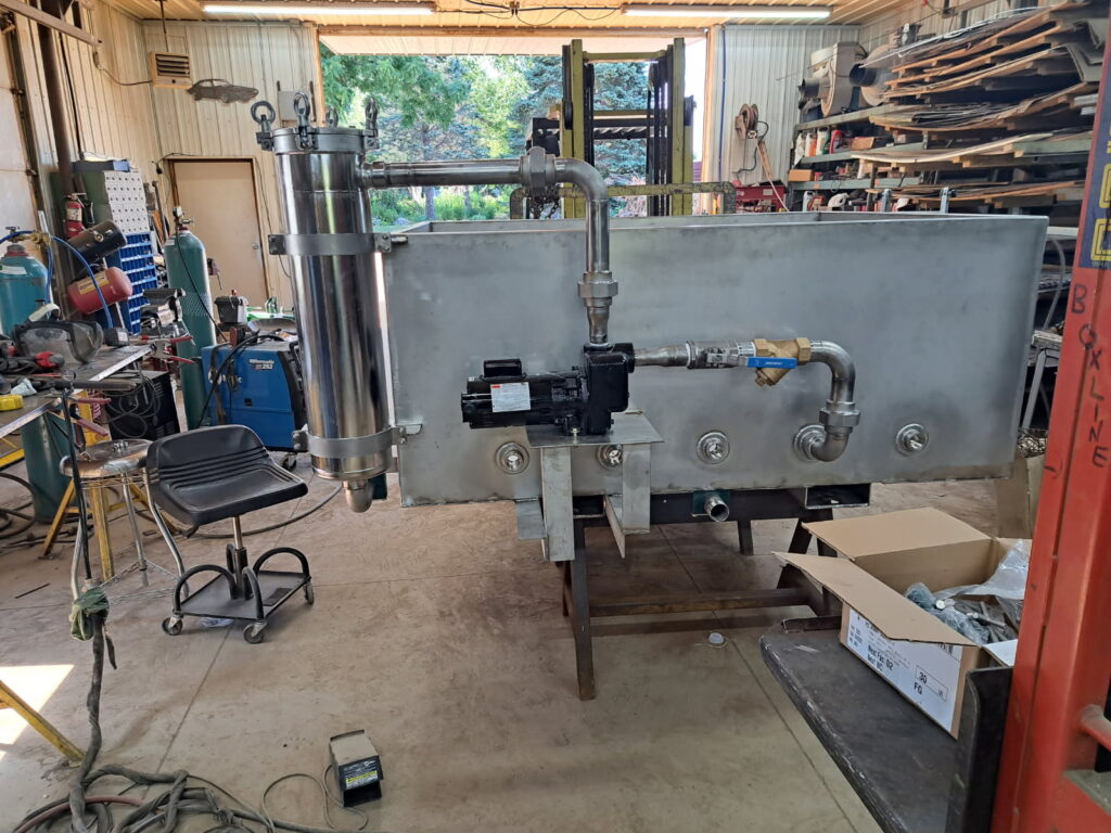 stainless steel wash tank